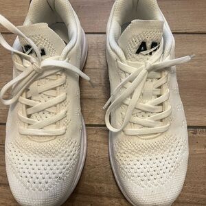 APL White Knit Sneakers